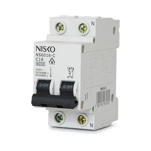 מפסק אוטומטי זעיר ביתי 6KA אופיין NS6032-C 1P+N 32A-C - אור שי סיטונאות חשמל בע״מ