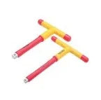 ידית T מבודדת 1000 וולט אורך 200 מ"מ הינע 2|1 - כלי עבודה - Uriel-Shay - אור שי סיטונאות חשמל בע״מ