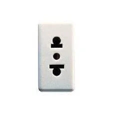 שקע אמריקאי לבן 125|250V תוצרת גוויס איטליה - אביזרי חשמל ותשתיות - Uriel-Shay - אור שי סיטונאות חשמל בע״מ