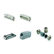 קיט HDC ל 24 מגעים + הארקה כניסה מהצד PG21 16A - אביזרי חשמל ותשתיות - Uriel-Shay - אור שי סיטונאות חשמל בע״מ