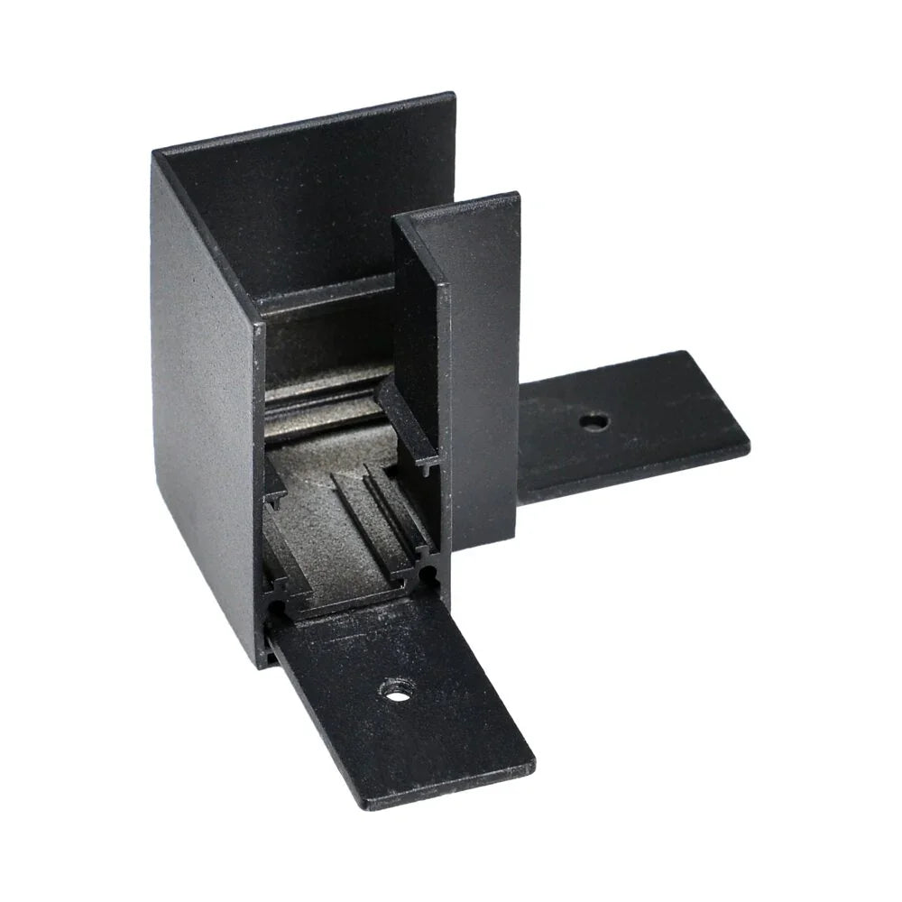 מחבר L שחור לפס צבירה מגנטי צמוד TIKTOK - אור שי סיטונאות חשמל בע״מ