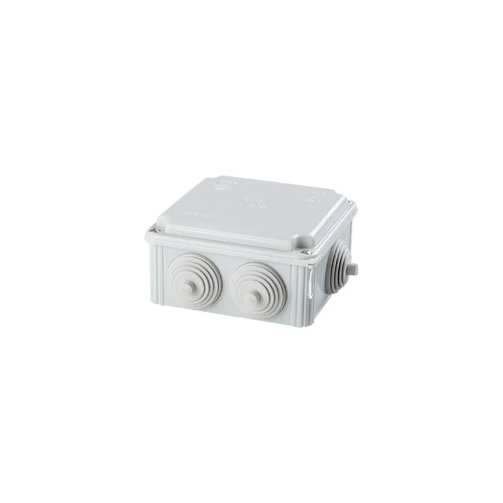 קופסת הסתעפות עם פטמות T-1P 100X100X50 IP55 - אור שי סיטונאות חשמל בע״מ
