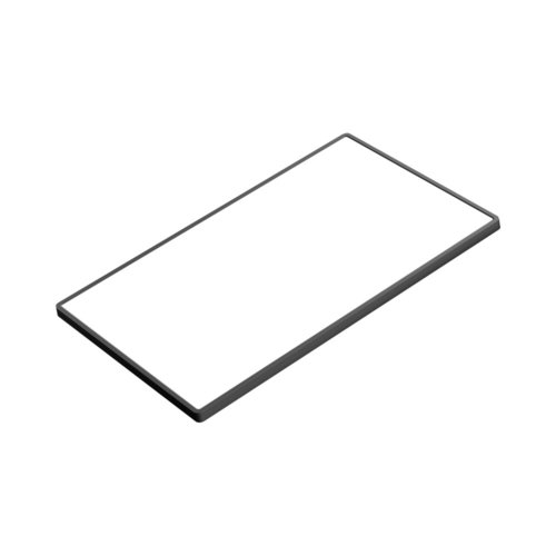צמוד תקרה מלבן דק שחור TIME 64W 96X60CM IP40 3CCT