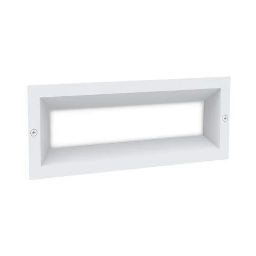 שקוע חומה לבן WALL SMALL-L 6W IP65 אור חם - אור שי סיטונאות חשמל בע״מ