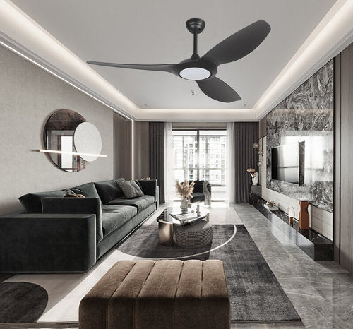 מאוורר תקרה חכם שחור PARIS 60'' SMART