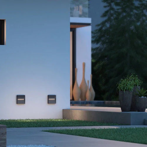 צמוד קיר אפור LOTUS-SB 6W IP65 3CCT - אור שי סיטונאות חשמל בע״מ