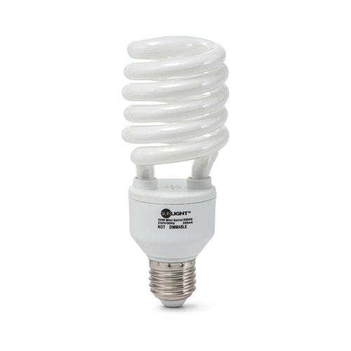 נורת מיני ספירל 30W E27 אור קר