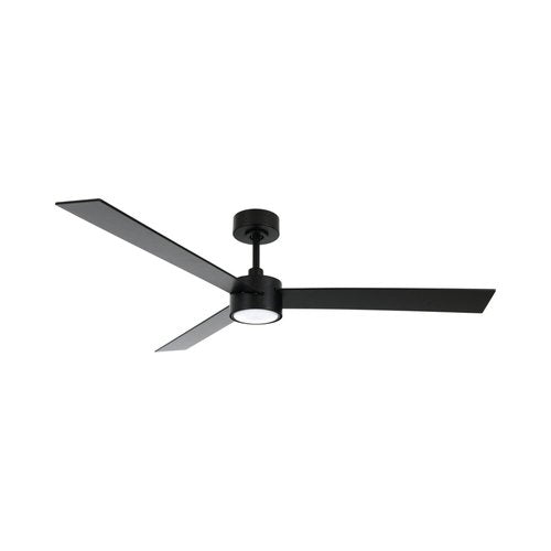 מאוורר תקרה שחור עם תאורת לד "52 CLIMATE IV