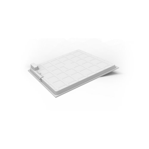 פאנל לד שקוע לבן BL ANTI-GLARE 40W 595X595 אור ניטרלי