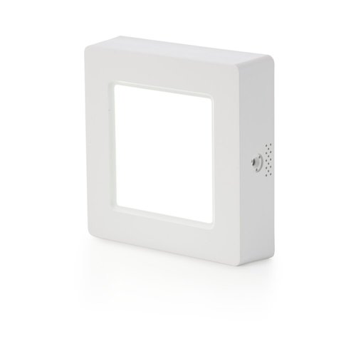פאנל לד צמוד לבן אינטגרלי 6W 100X100 אור קר