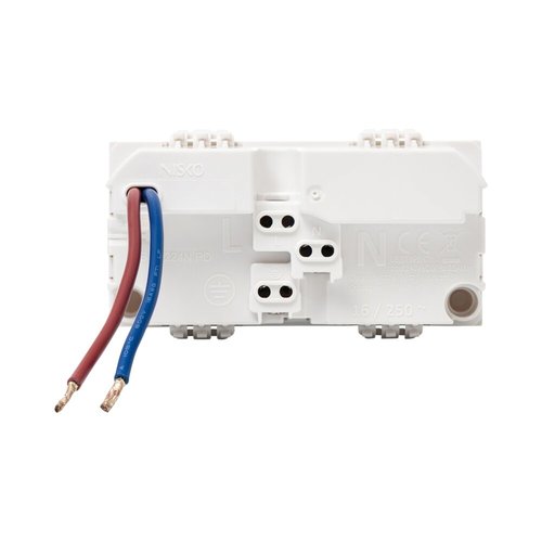 שקע כפול עם מטען USB מהיר אוניברסלי TYPE C PD ניסקו סוויץ' (35022224)