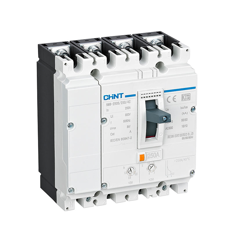 מפסק ח"א 4x160A כיול טרמי עד 160 אמפר מגנטי 5-10In Chint