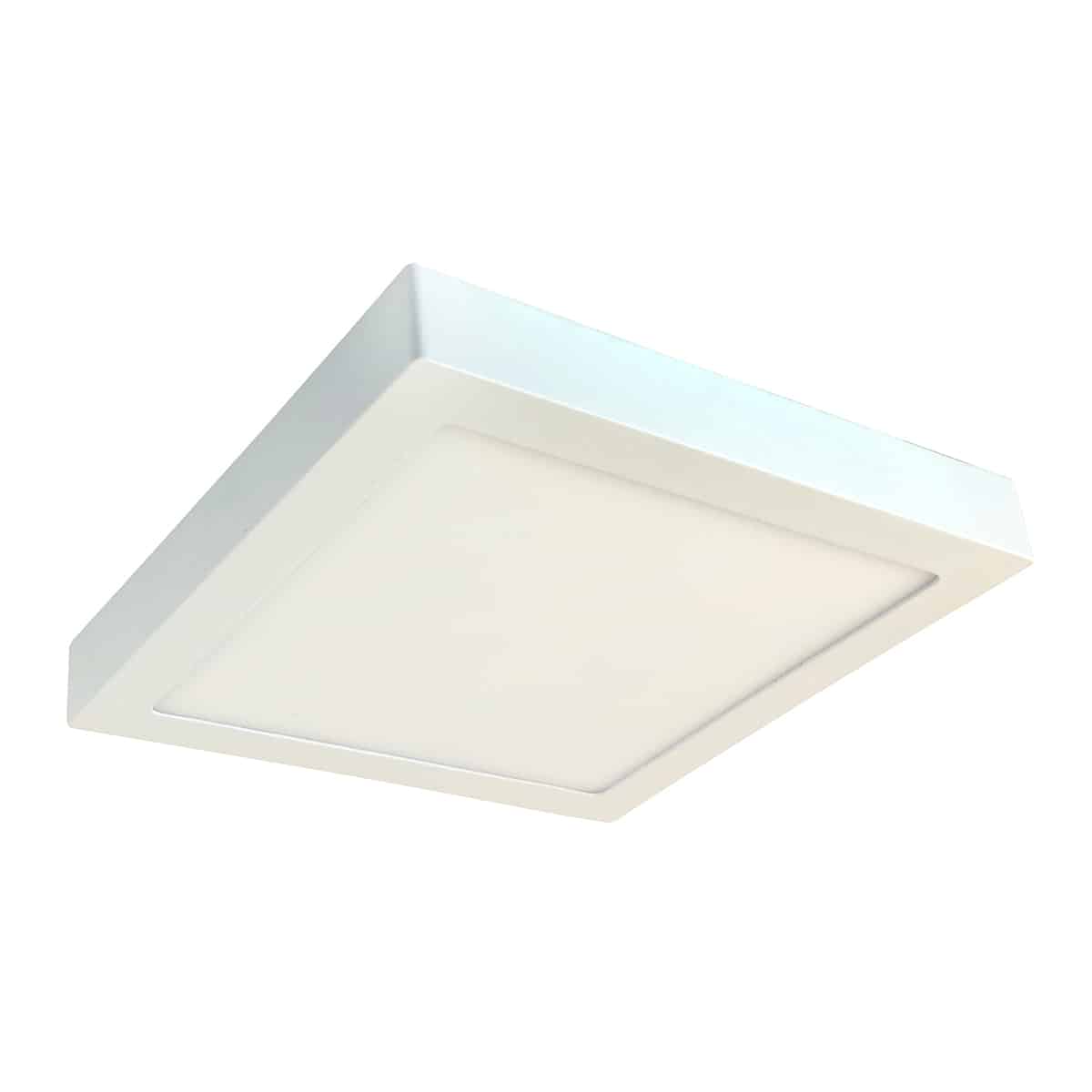 שטוחי על הטיח מרובע-40 600-PB-01-54W-אור חם