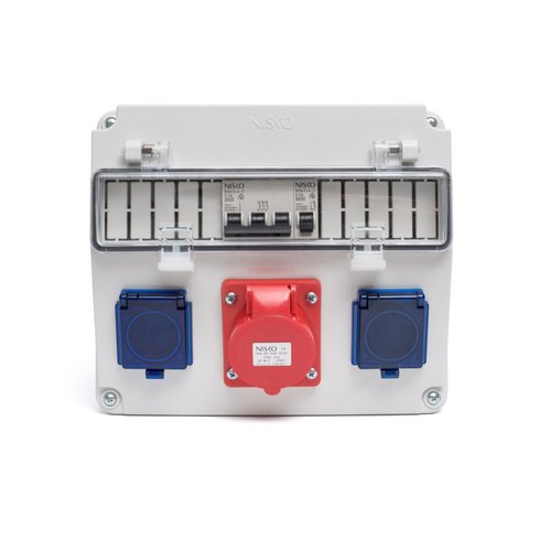 קופסת שירות 516.210 NNPL סקון NISKO כולל חצי אוטומט ניסקומטיק 16*3 + 16*1