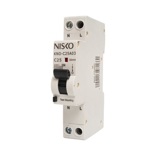 פחת משולב מא"ז 1x16A 10KA RCBO