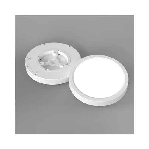 צמוד תקרה לבן TIME 12W 180MM IP40 3CCT