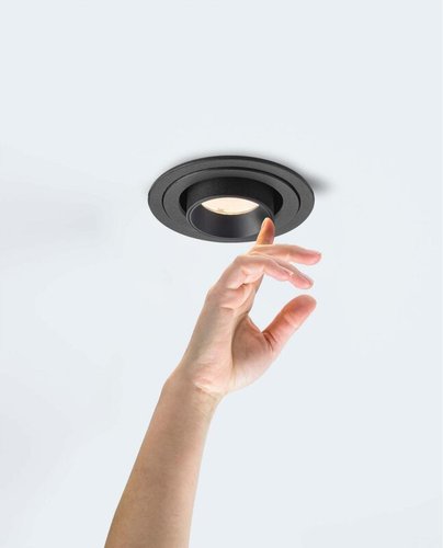 שקוע תקרה לבן FLAME 6W 75mm אור חם