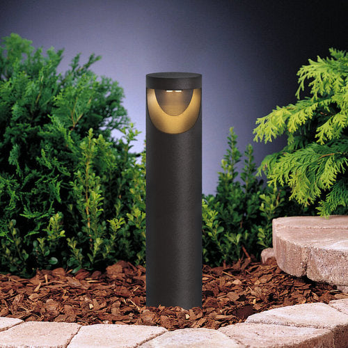 בולרד שחור TITAN 12W 600mm IP66 אור חם