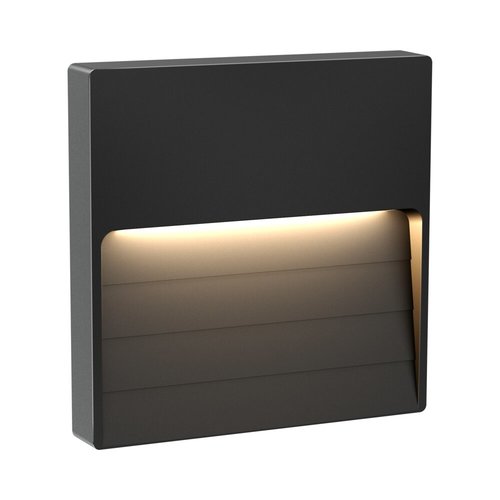 צמוד קיר אפור LOTUS-SB 6W IP65 3CCT