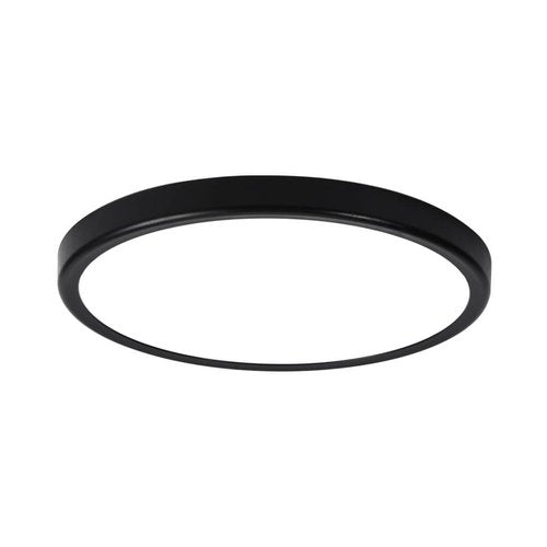 צמוד תקרה שחור TIME 24W 300MM IP40 3CCT
