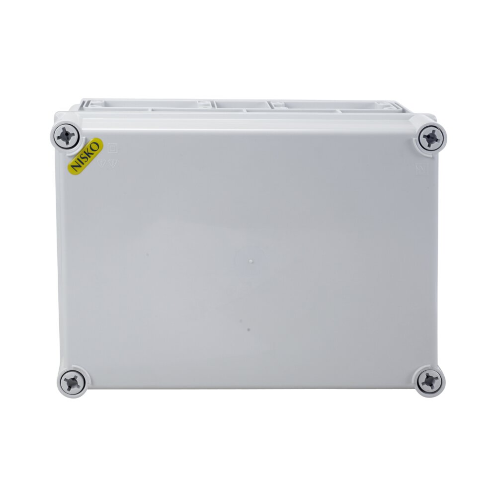 ארגז בנוני CI4 נמוכה עם בסיס אפור, מכסה אפור 350X250X130