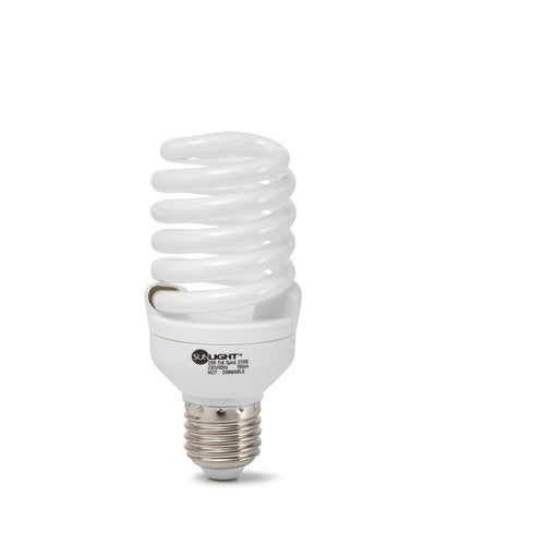 נורת מיני ספירל 25W E27 אור קר