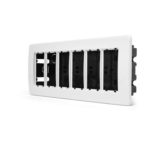 עמדת HOME & OFFICE תחת הטיח 12 מודול, ללא אביזרים