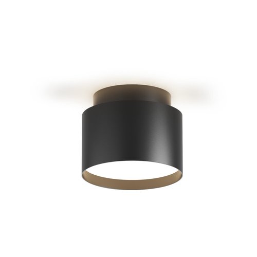 צמוד תקרה צילינדר שחור חלבי DARIA 15W 3CCT