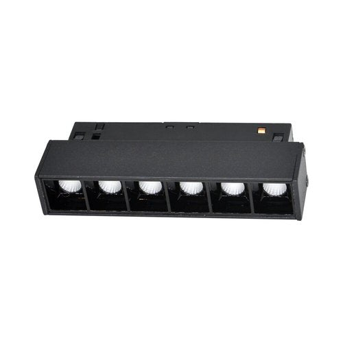 ספוט לד 6 נקודות שחור לפס צבירה מגנטי TIKTOK DOT11 5W אור ניטרלי
