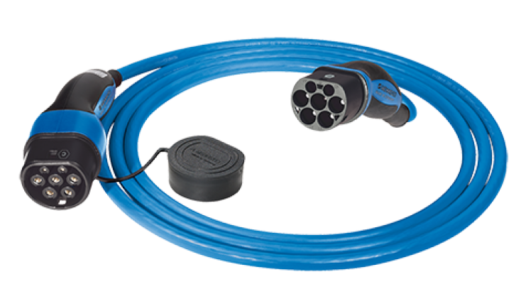 כבל טעינה 7.5 מטר תוצרת גרמניה MODE 3 TYPE 2 32A 3PH - אביזרי חשמל ותשתיות - Uriel-Shay