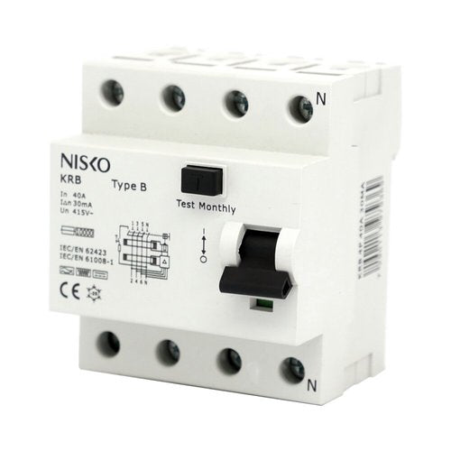 פחת תלת פאזי Type B 3P+N 40A