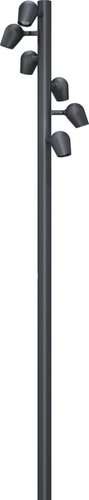 ספוט אפור ROSE 60W 60° אור ניטרלי + בסיס