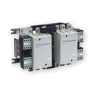 מגען מחליף AC1-315A 2X4P מחוגר ומגושר Chint