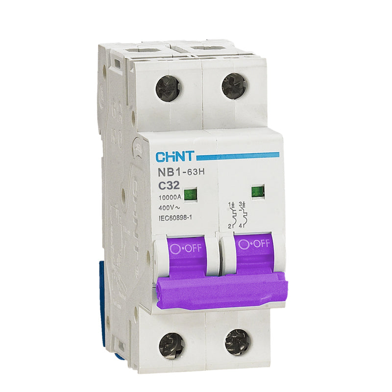 מנתק מעגל ח"א דו-פאזי 10KA C-32A Chint