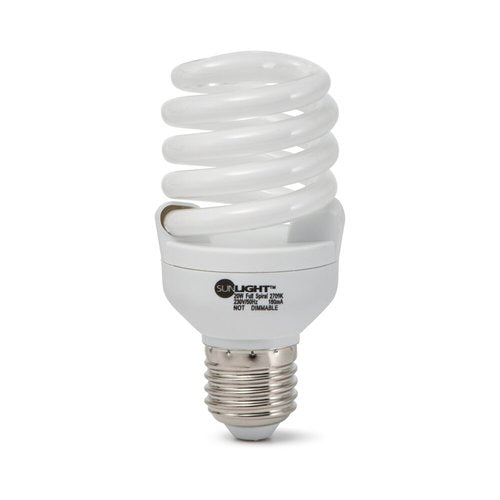 נורת מיני ספירל 20W E27 אור חם
