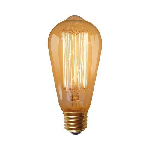 נורת פחם אגס 60W E27 תאורת אווירה חמה