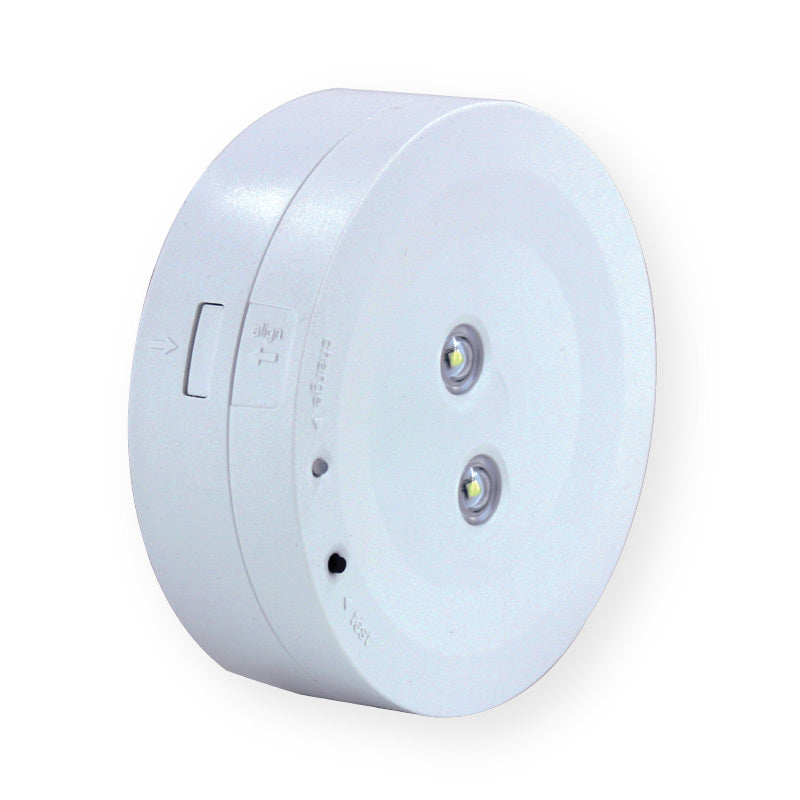 דגם חרדל 6W-תאורת חירום צמודת תקרה עגולה להארת נתיבי מילוט TekTonix