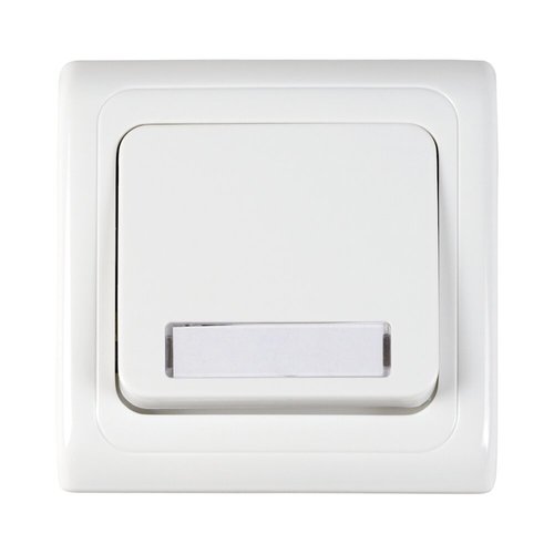 לחצן פעמון מואר 12V תחת הטיח ספיר לבן