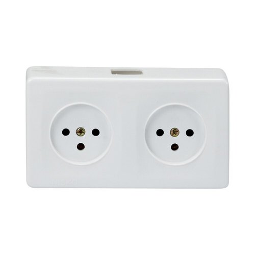קופסת 2 שקעים מוגנת ילדים SUPER N-2