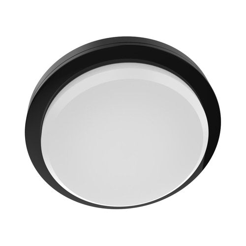 צמוד תקרה שחור ABSOLUTE 24W IP65 אור חם