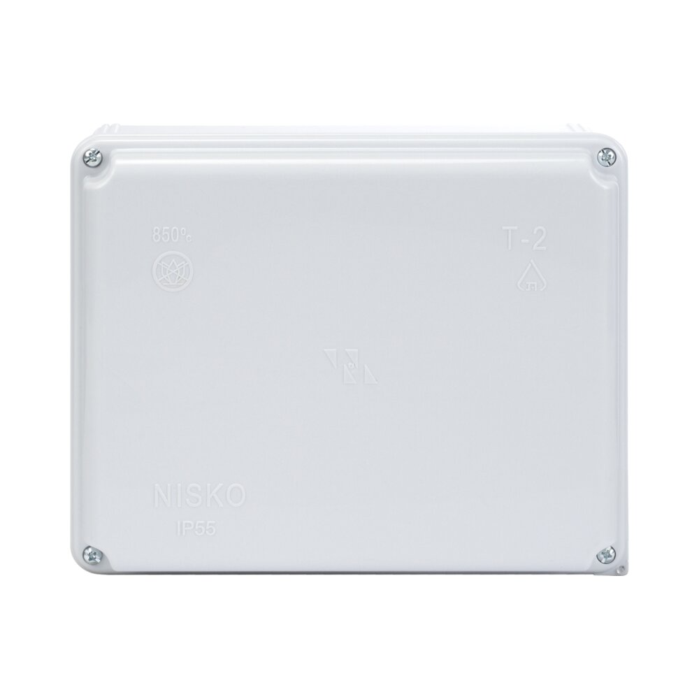 קופסת הסתעפות חלקה T-2 190X150X80 IP55