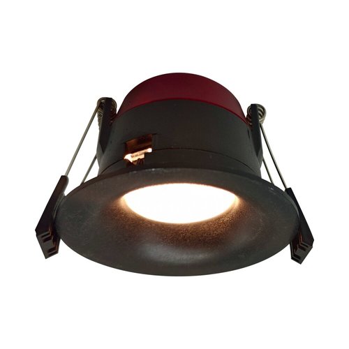 שקוע תקרה שחור FUJI 8W DIM 75mm IP65 4CCT