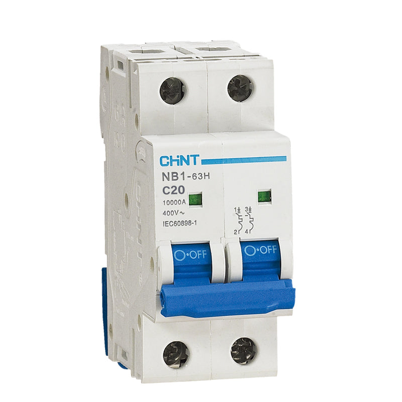 מנתק מעגל ח"א דו-פאזי 10KA C-20A Chint