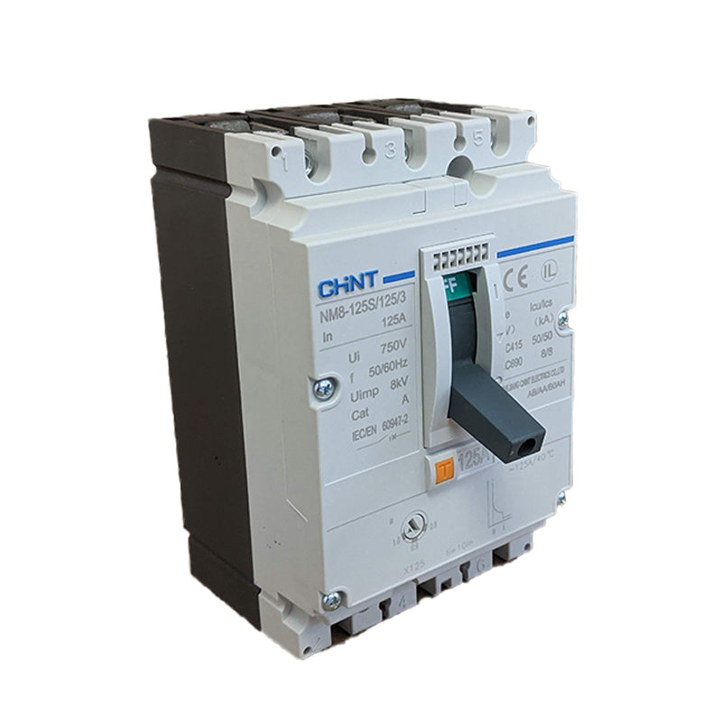מפסק ח"א 3X125A כיול טרמי עד 125 Chint