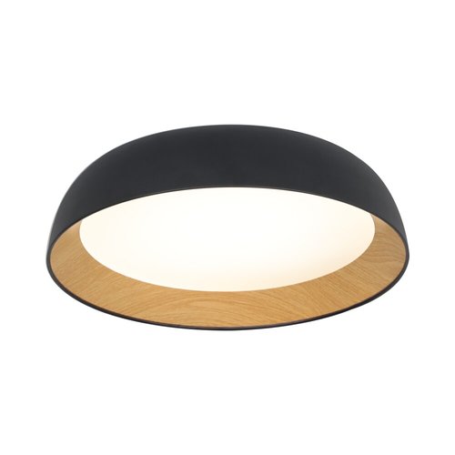 צמוד תקרה שחור+עץ OREN 45W 45CM 3CCT