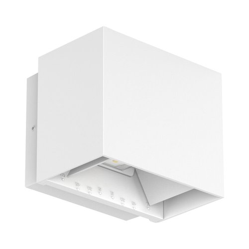 צמוד קיר לבן GLOW UP&DOWN 10W 15°~120° IP65 אור חם