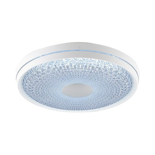 צמוד תקרה דקורטיבי לבן CRYSTAL 60W אור ניטרלי