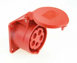 שקע לפנל ישר 400V 500V - IP44-3X16A PCE (9)