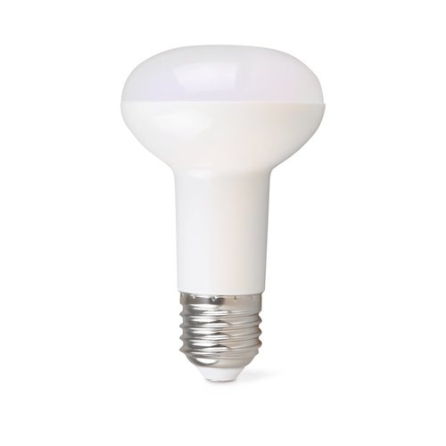 נורת לד חלבית R63 E27 8W אור קר