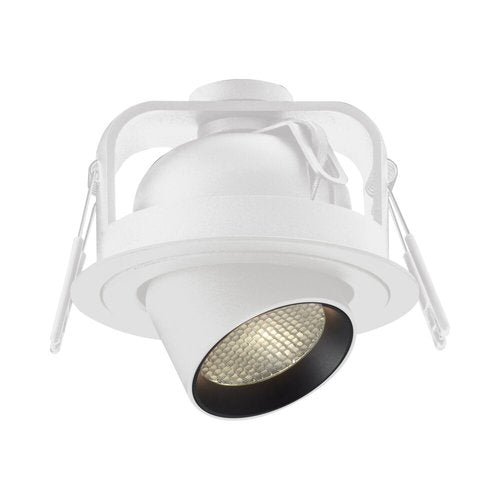 שקוע תקרה לבן FLAME 10W 90mm אור חם
